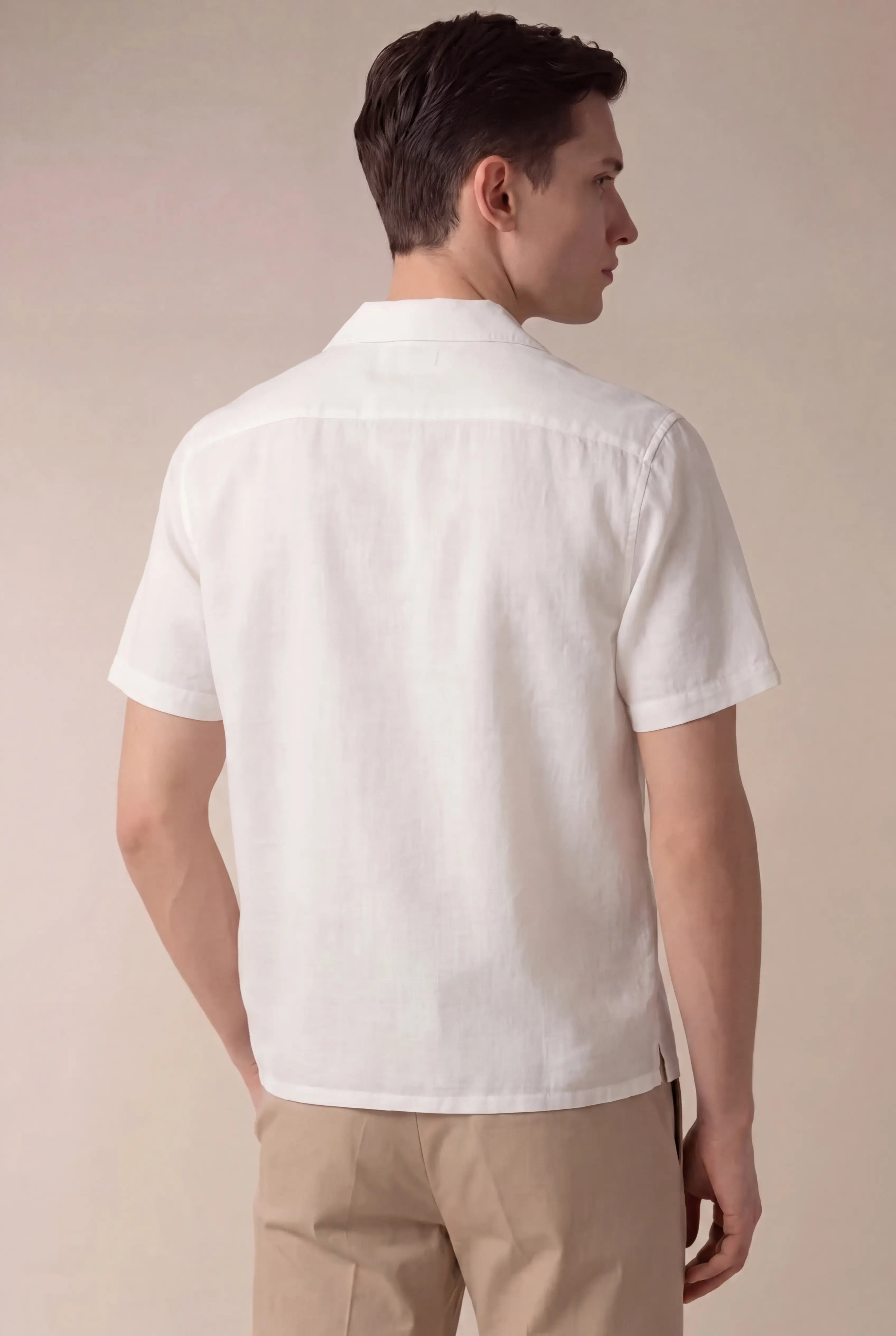 Bianco Linen Shirt White
