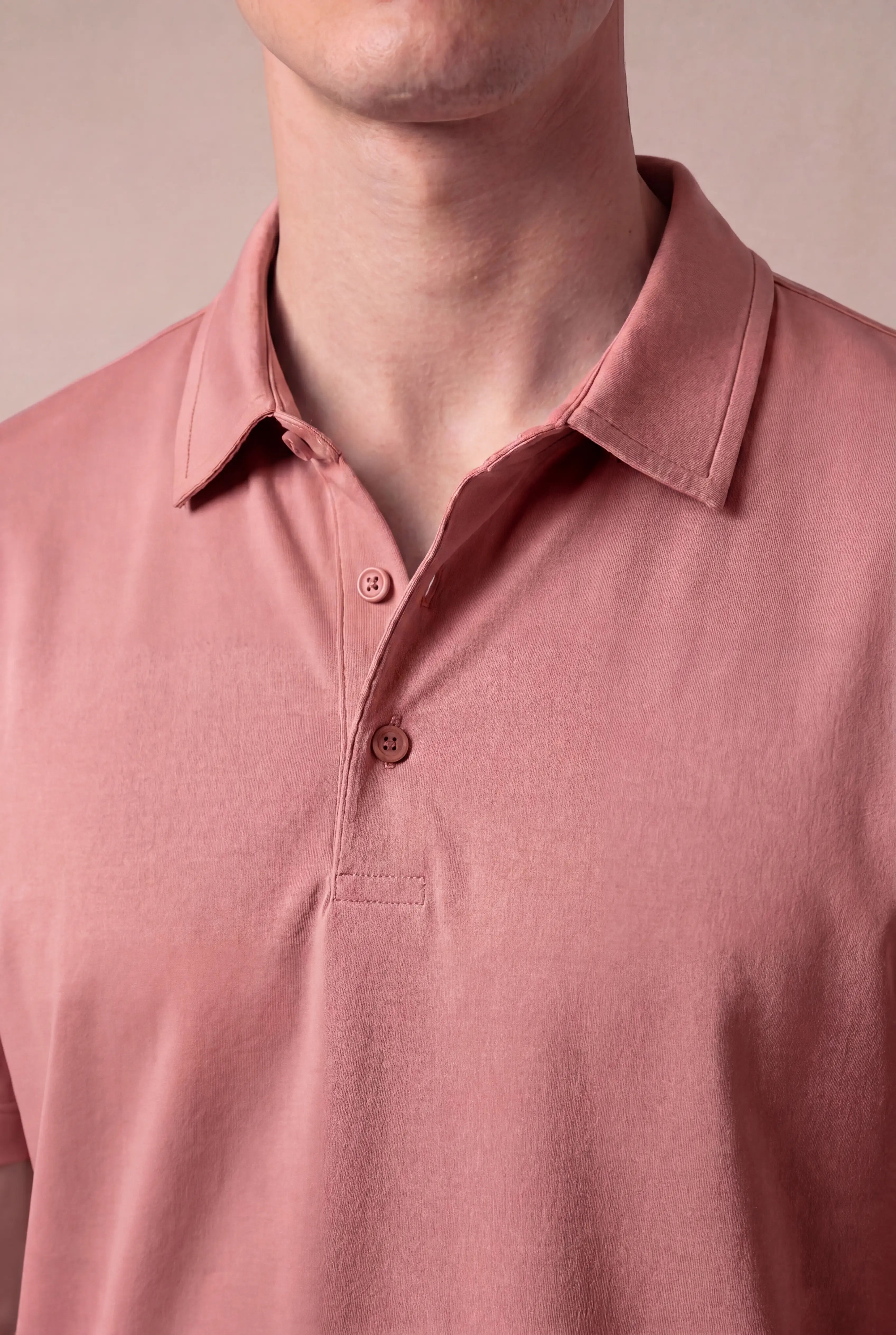 Alvino Cotton Polo Rose