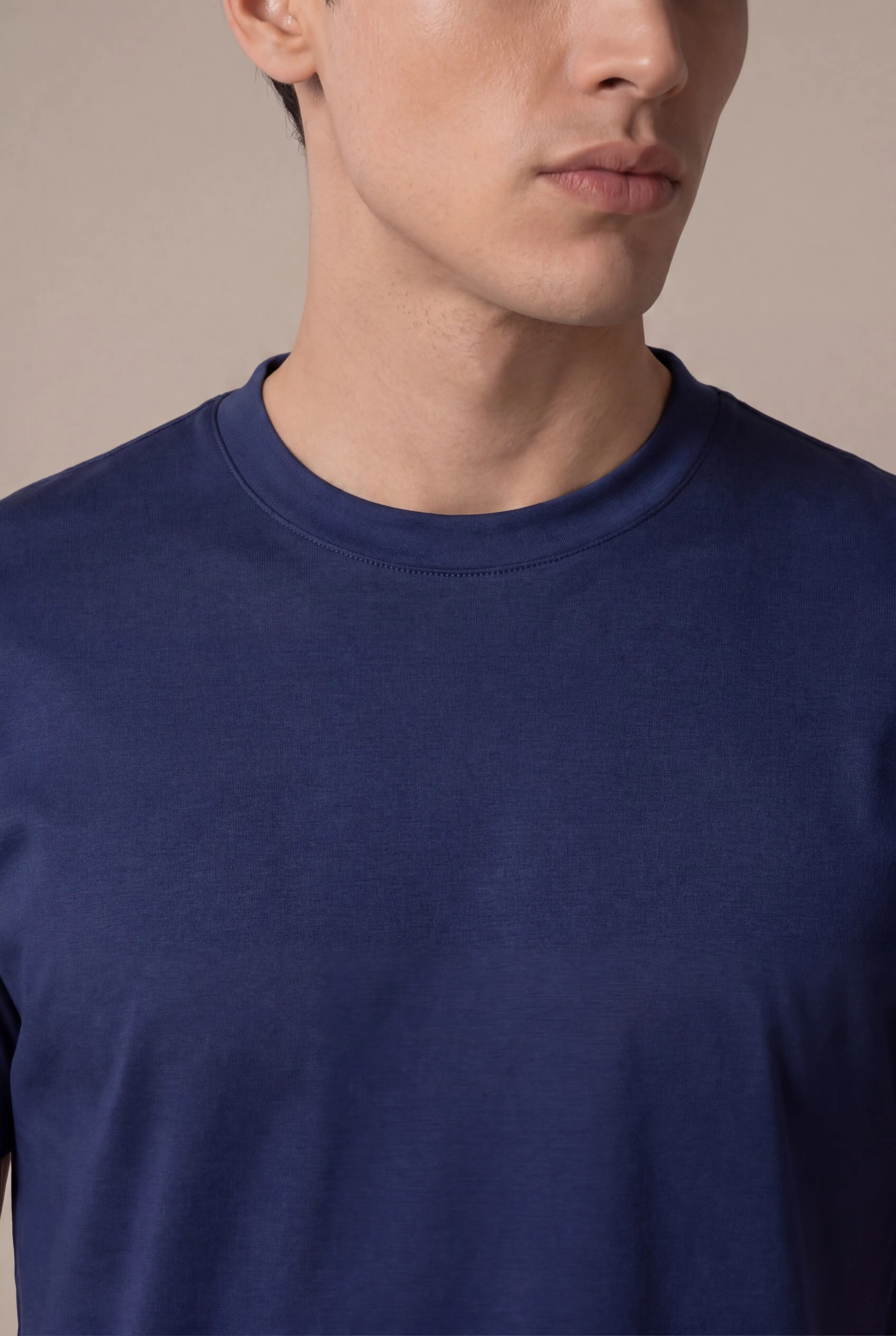 Belvino Cotton Tee Navy
