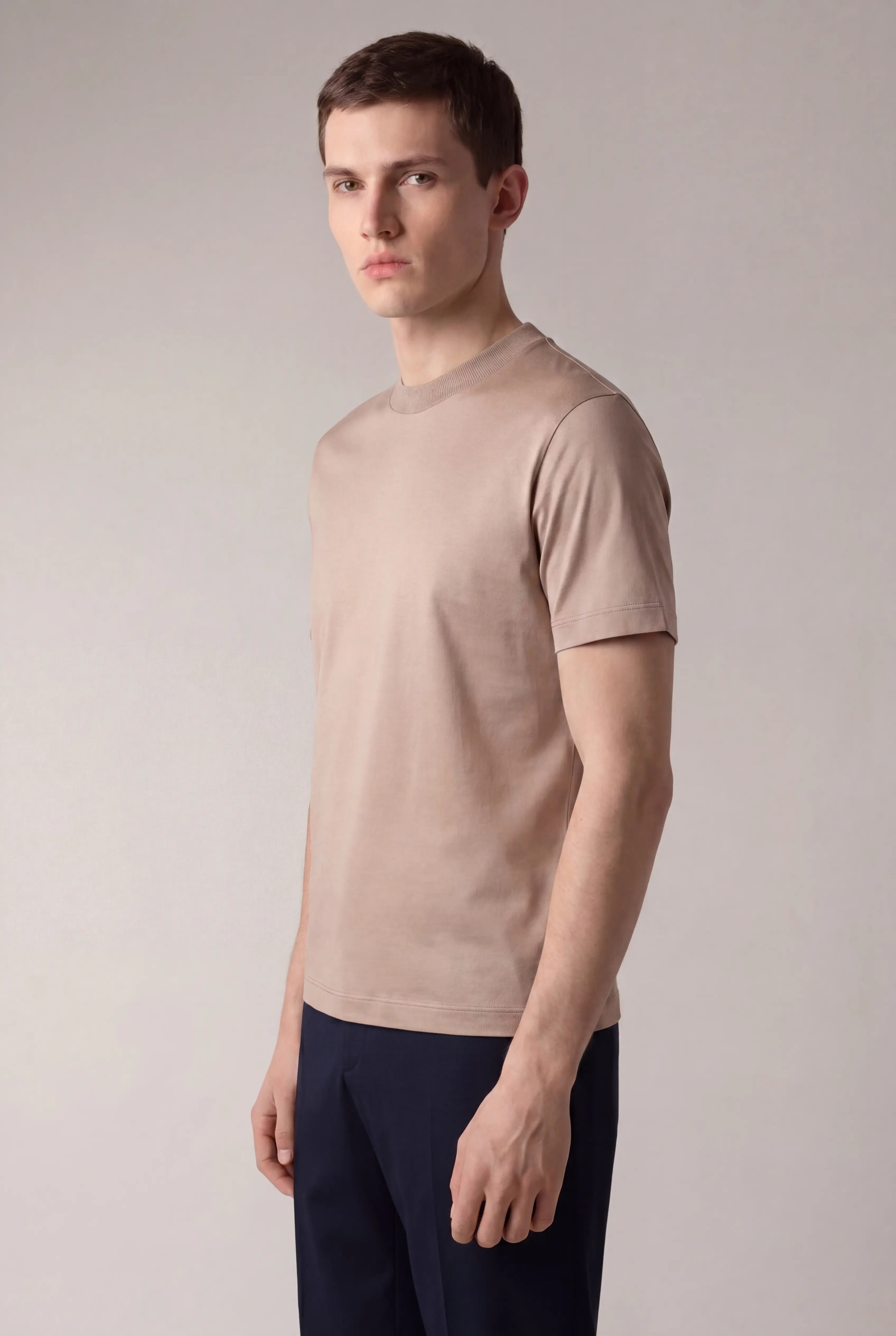 Tervino Cotton Tee Desert Sand