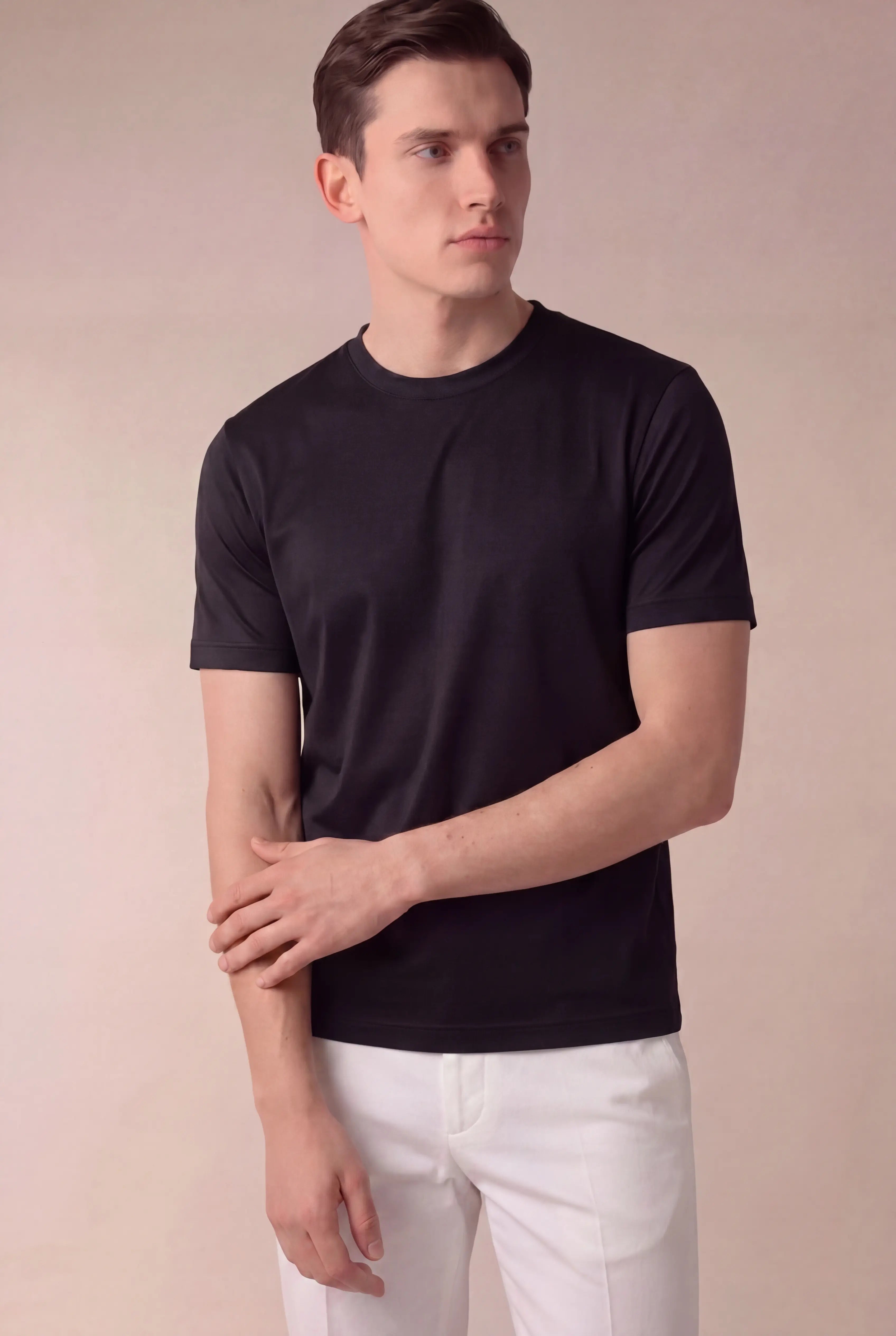 Darnino Cotton Tee Black