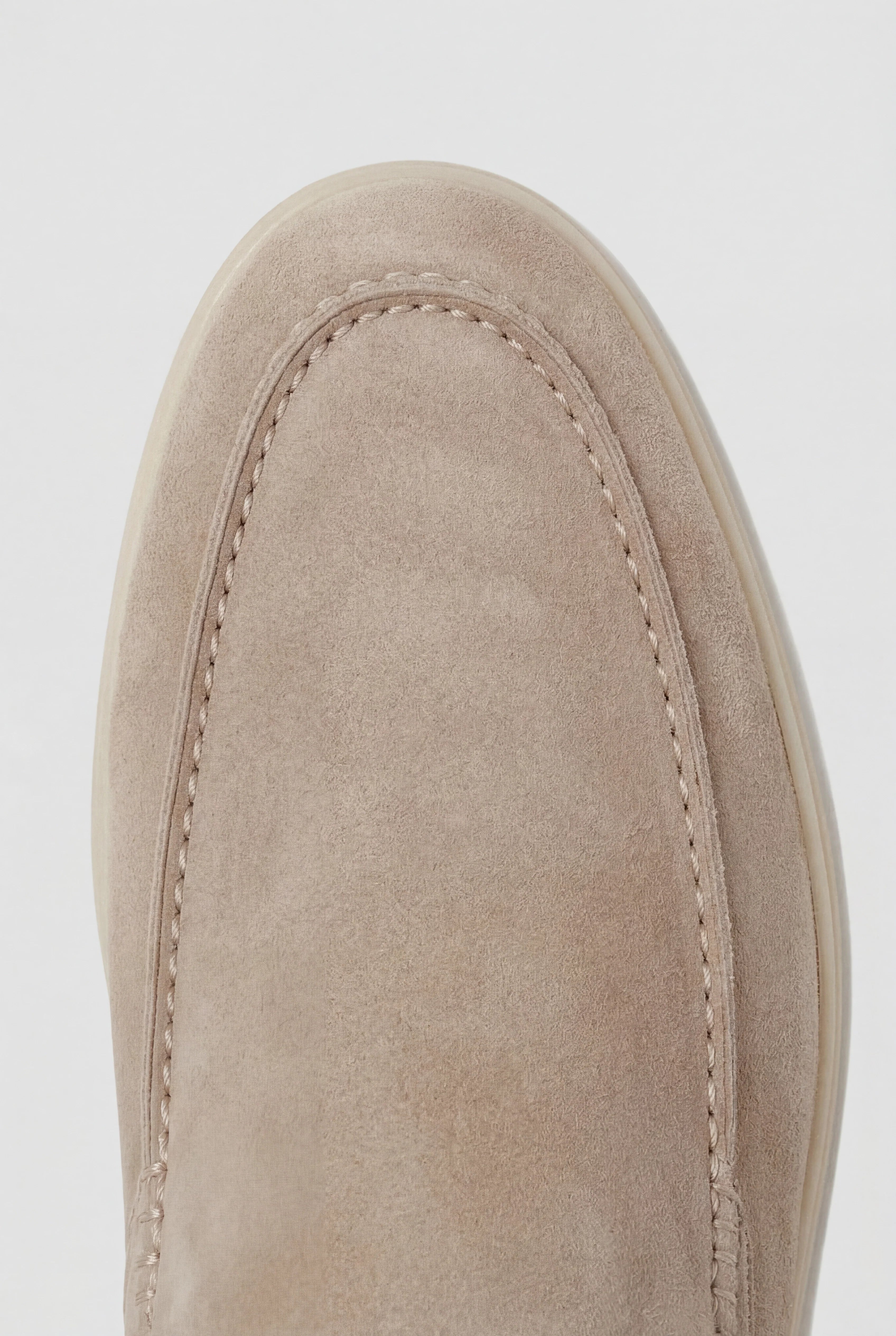 Suède Yacht Mule Beige