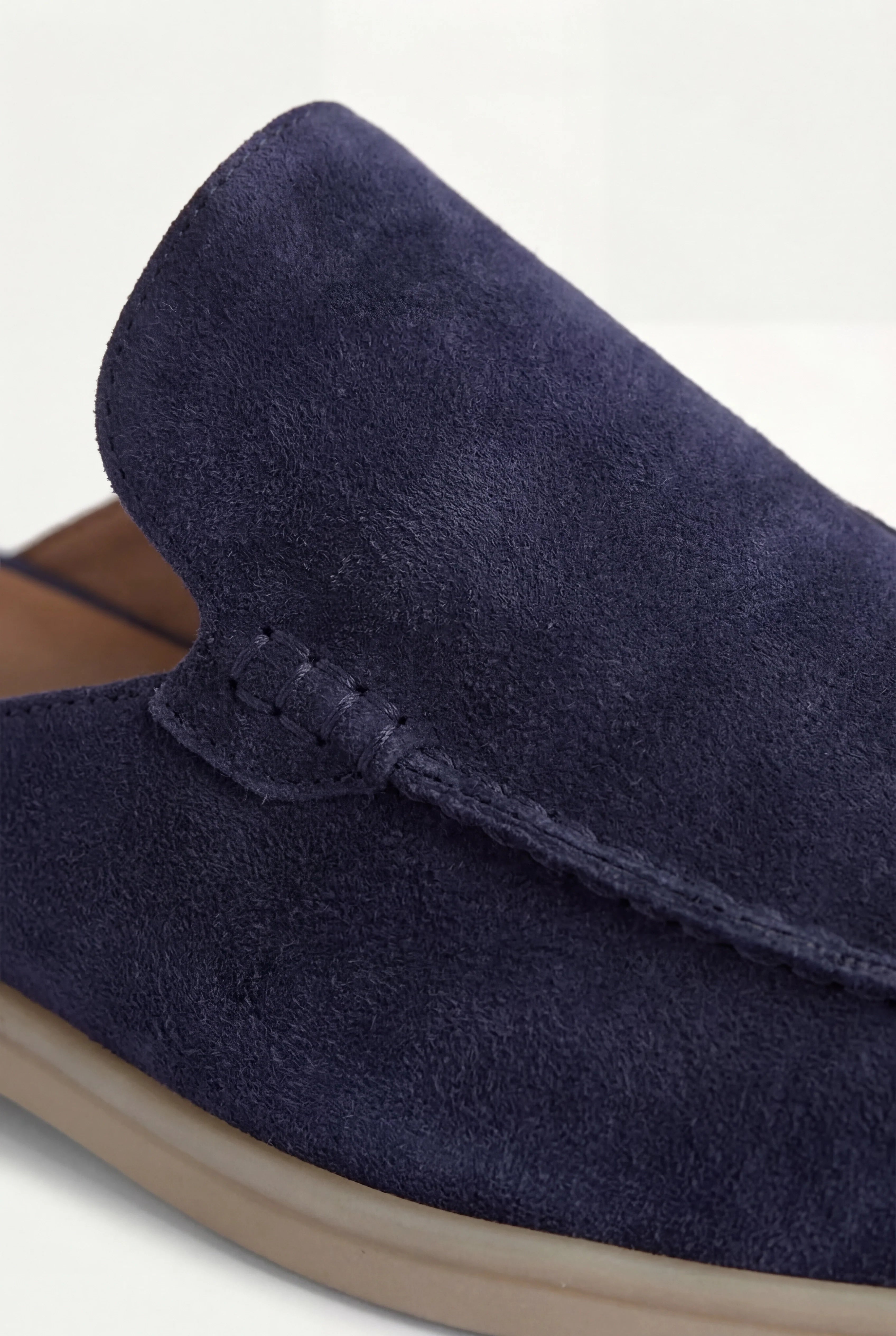Suède Yacht Mule Navy