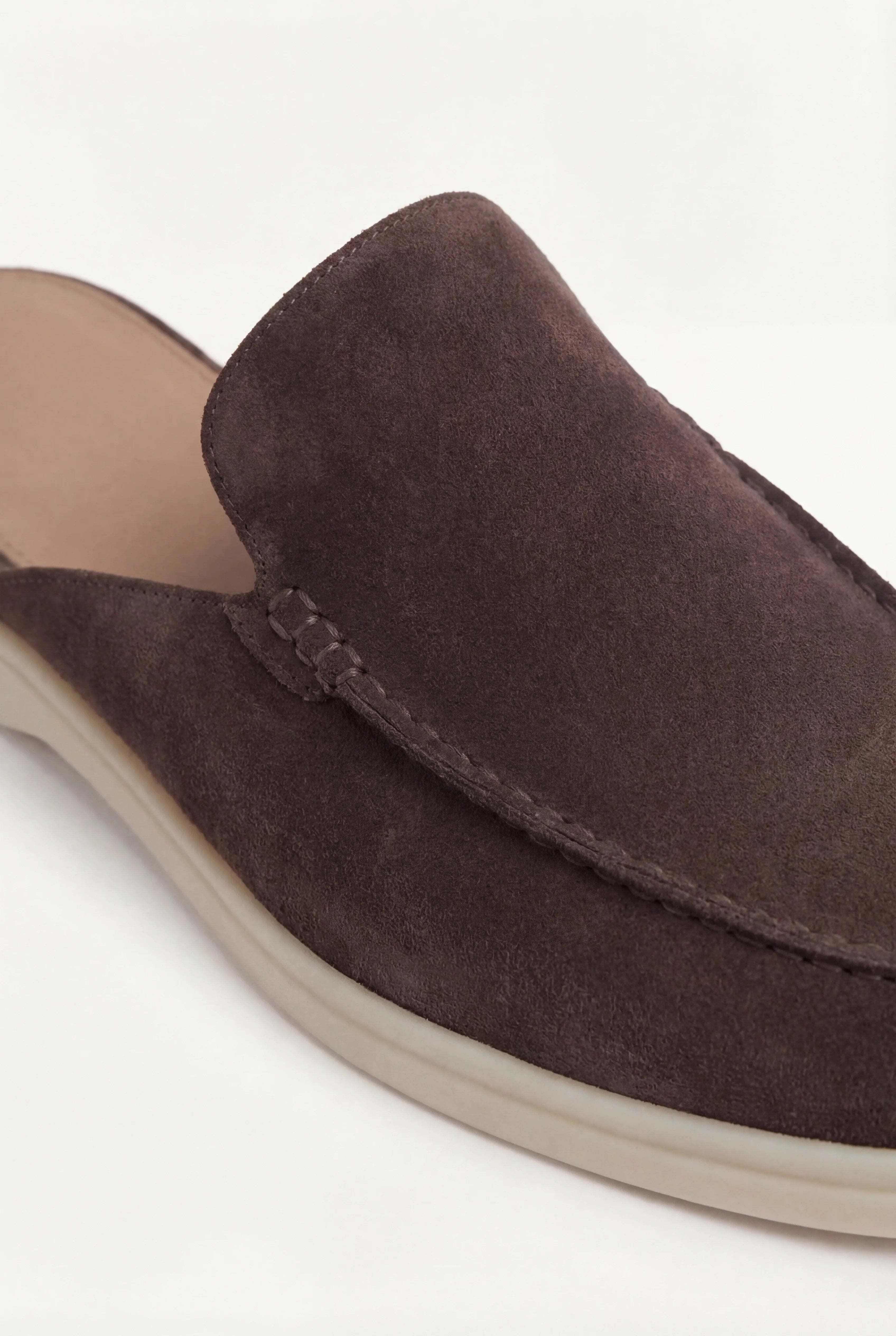 Suède Yacht Mule Brown
