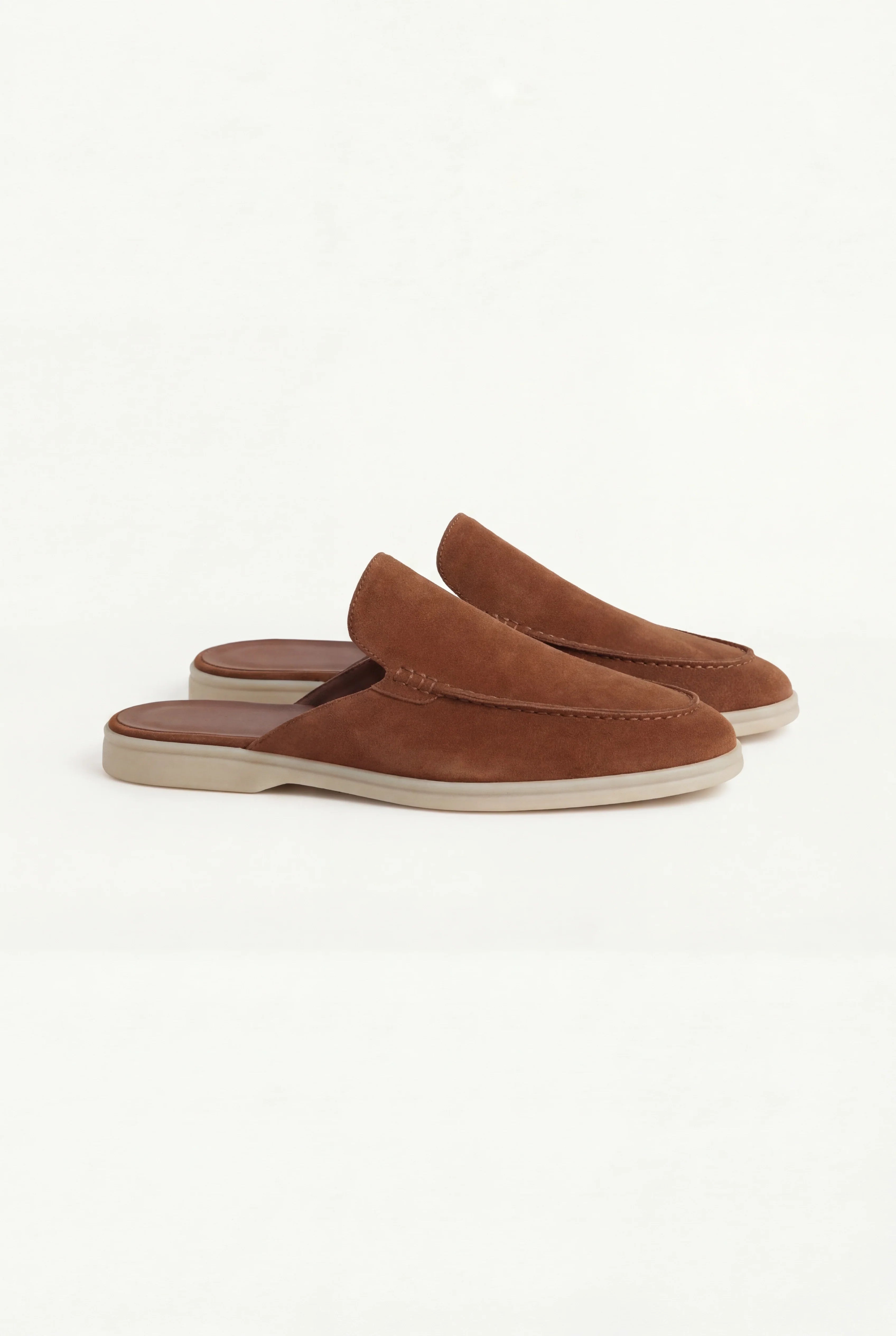 Suède Yacht Mule Maroon