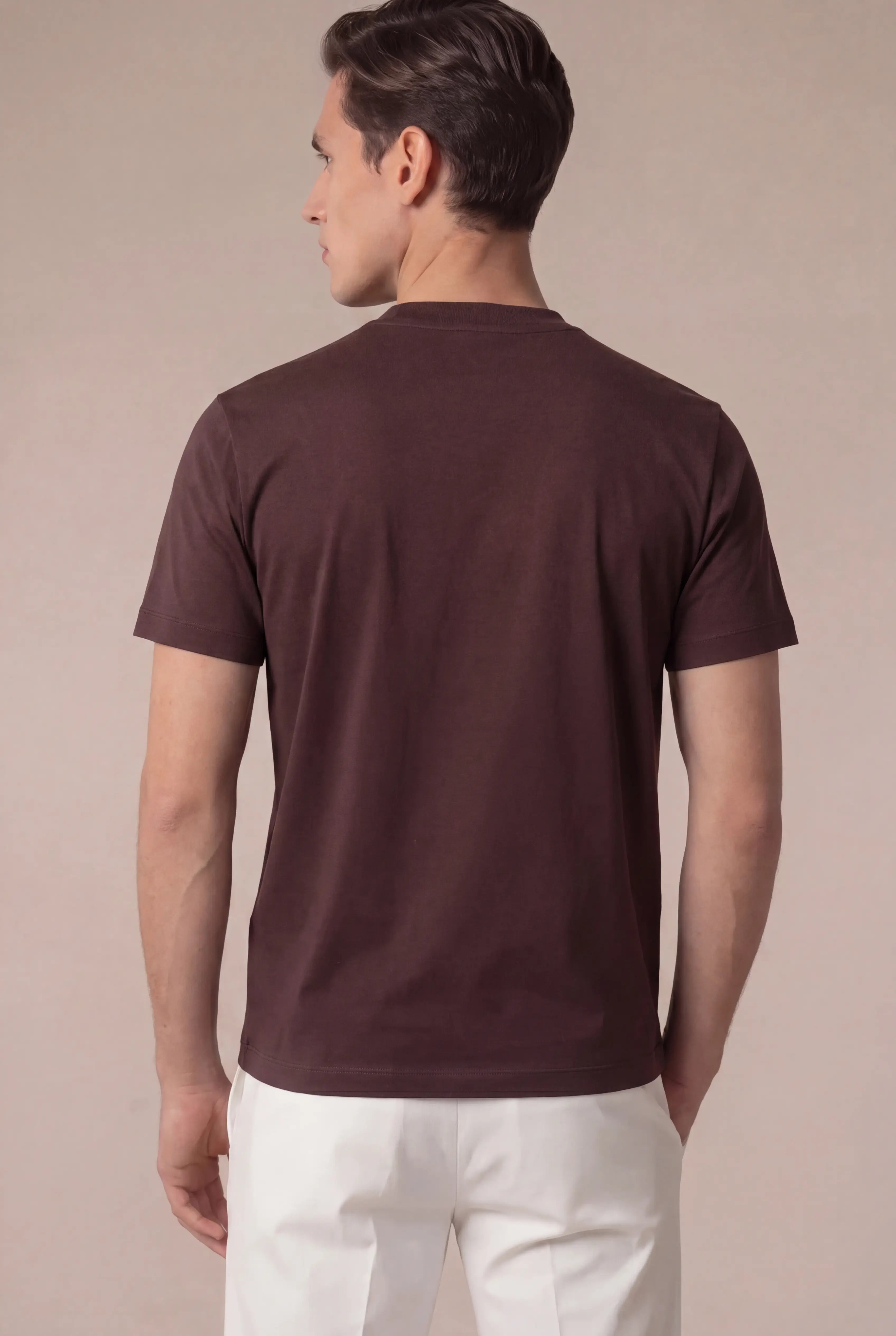 Cordino Cotton Tee Espresso