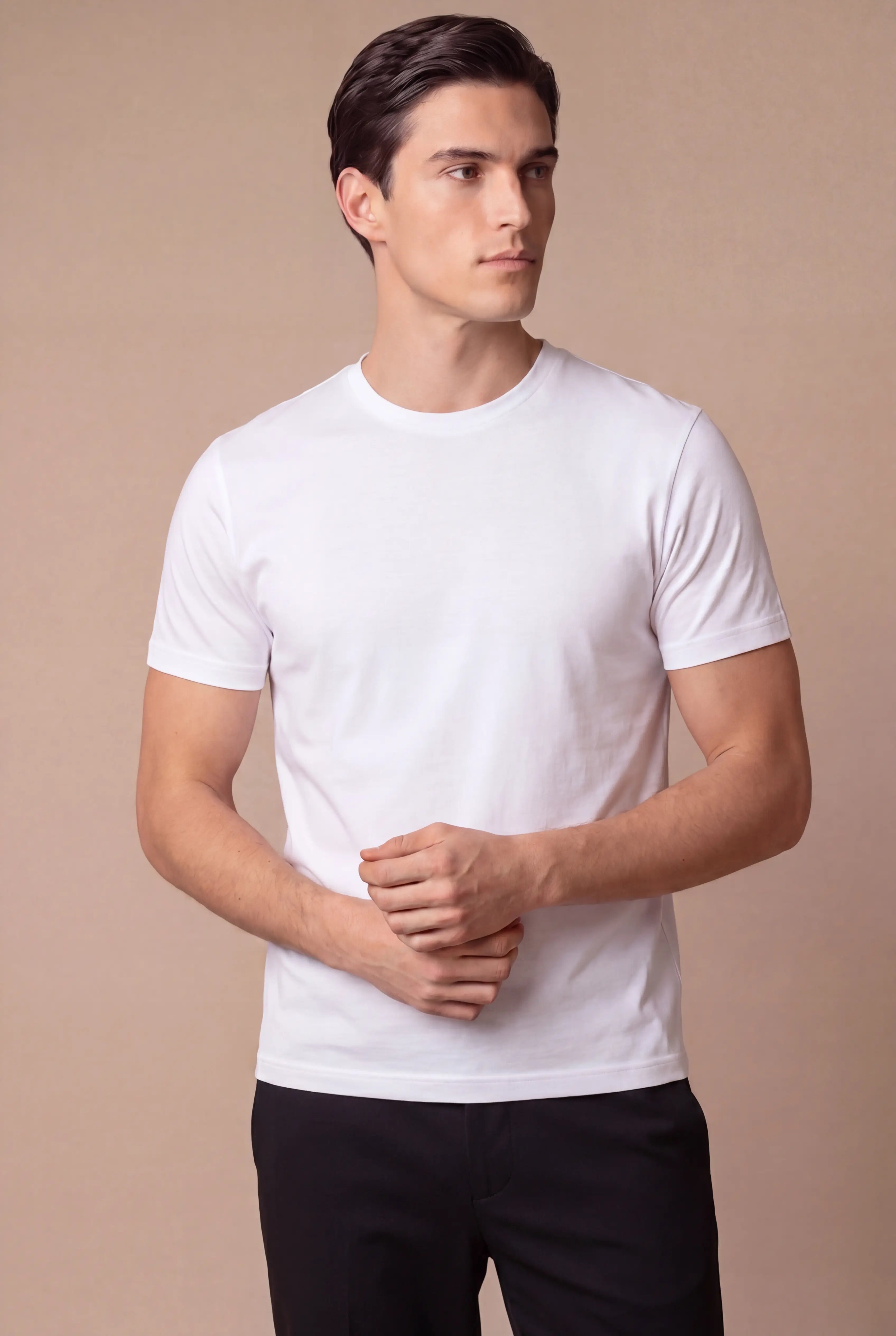 Crestino Cotton Tee White