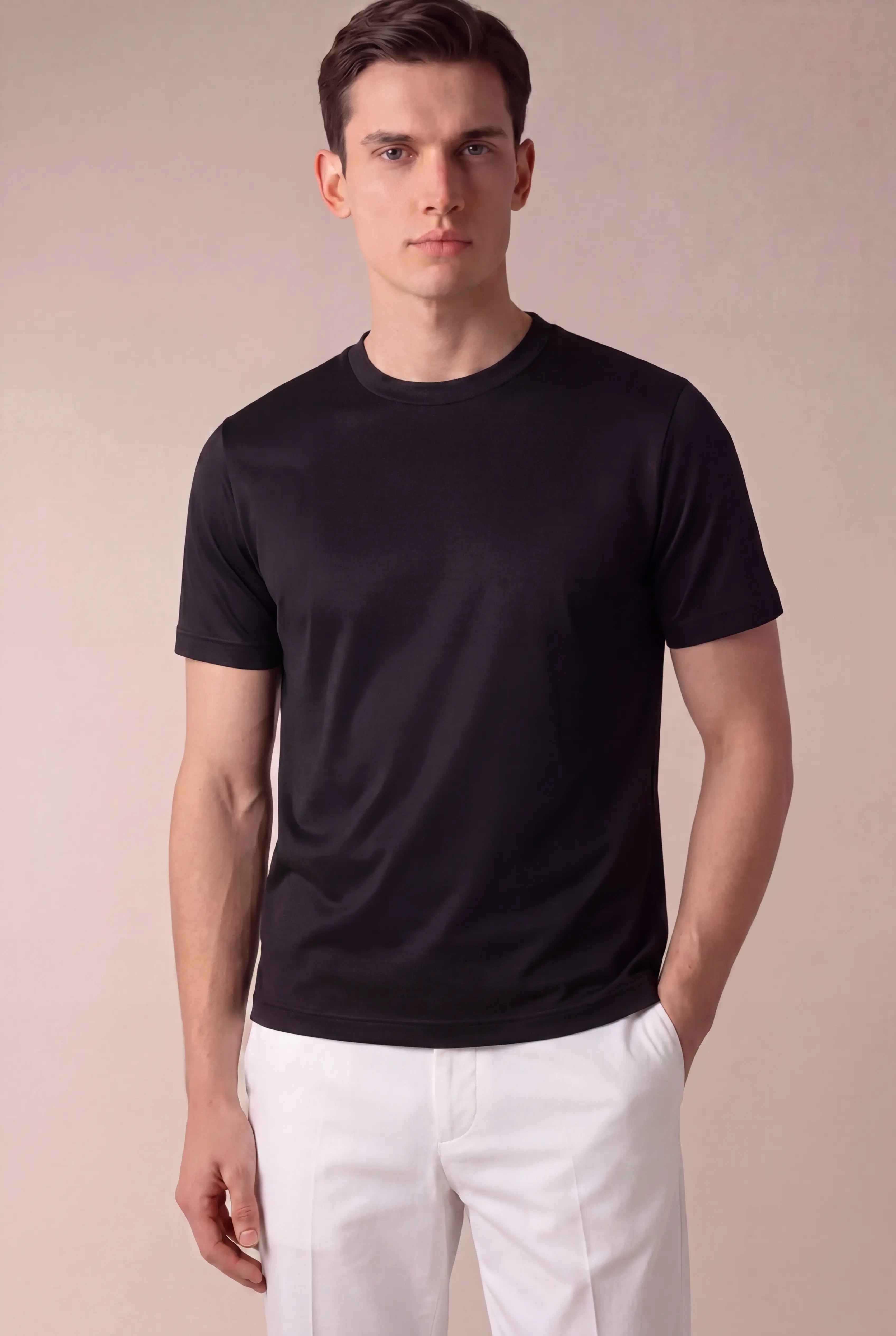 Darnino Cotton Tee Black