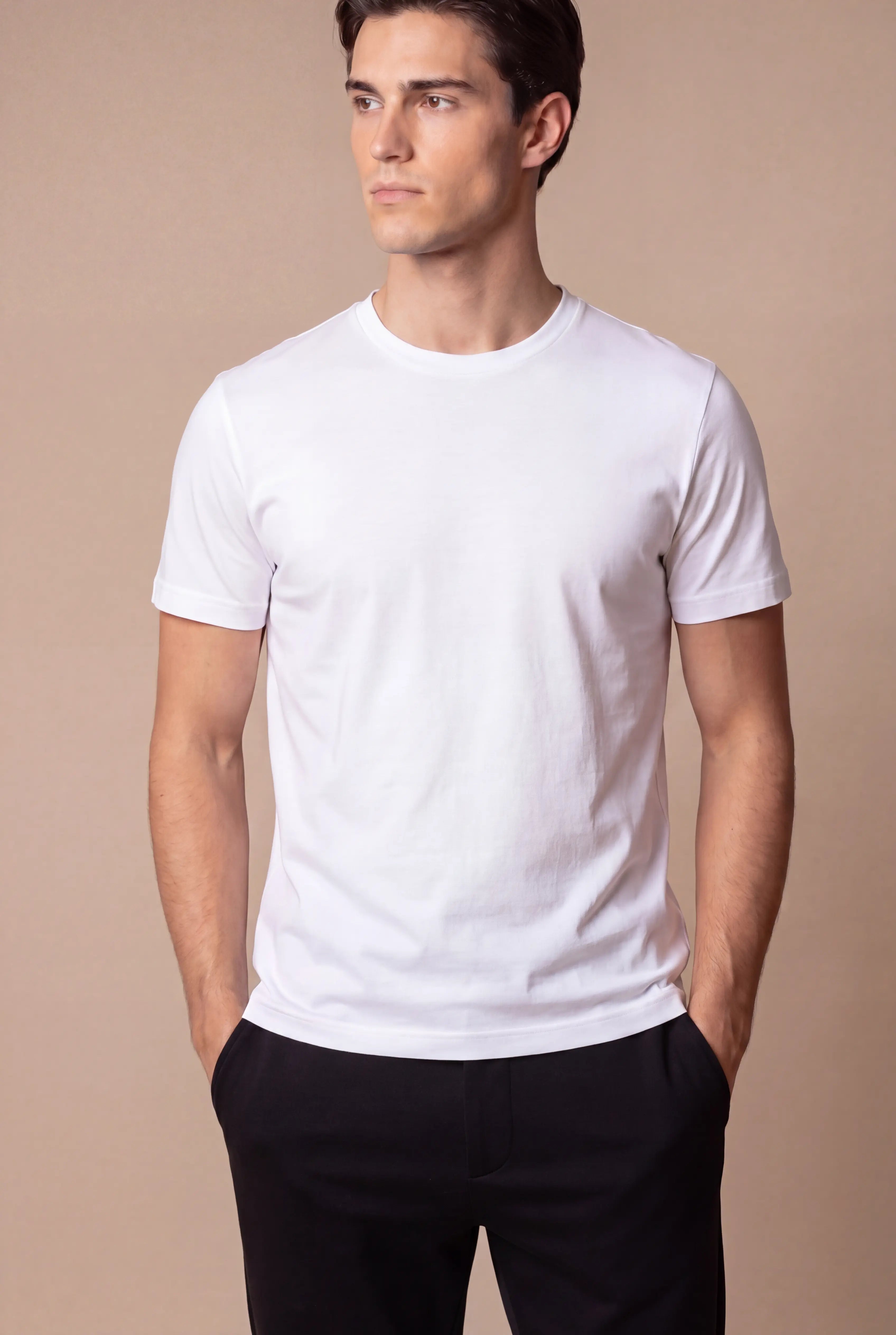 Crestino Cotton Tee White