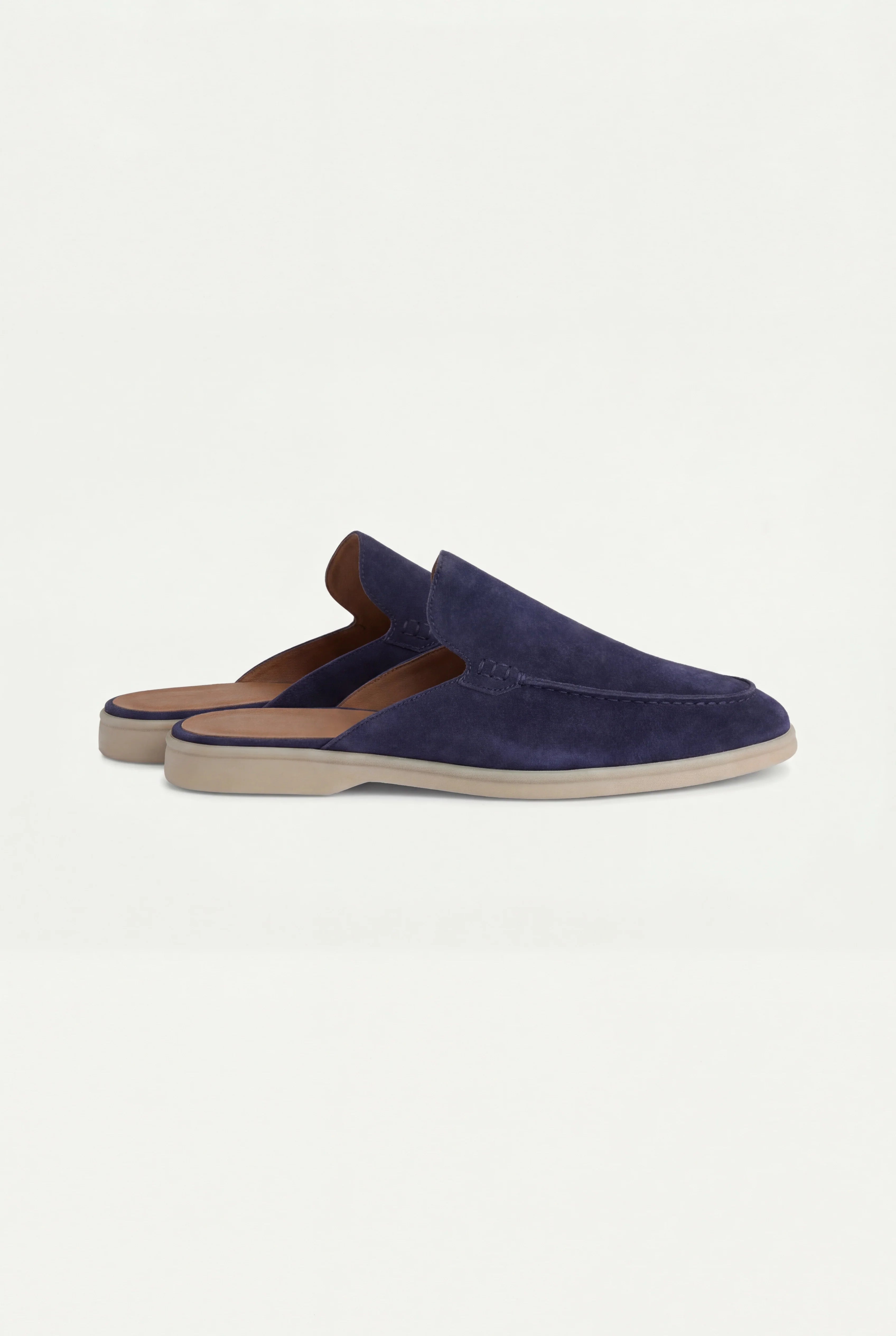 Suède Yacht Mule Navy