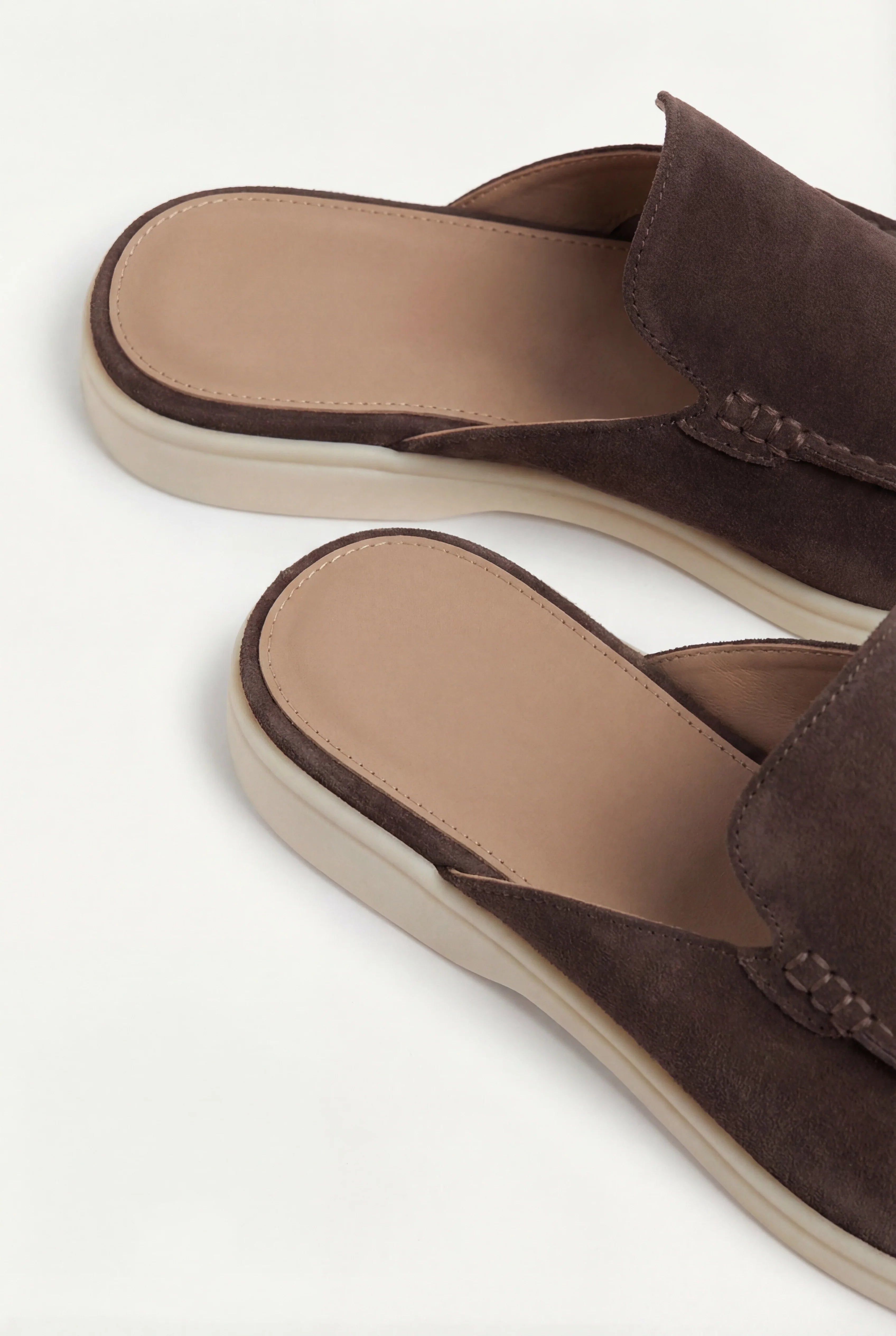 Suède Yacht Mule Brown
